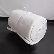 Ceramic Fiber Blanket, High Temperature 1260℃, Durable, for Stoves, Furnace, Kilns, Fire Bricks, Boilers, Kilns, Blacksmithing, Pizza Ovens (Color : 0.61x1m 10mm)