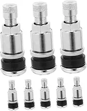 8Pcs Stainless Steel Valve Stems for Car Tires Durable Bolt in Design for Optimal Air Retention Compatible with Trucks Motorcycles Easy Installation for Tubeless Tires