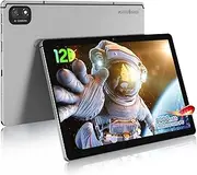[kinstone] Android 12 Tablet 10.1 Inches, 8GB + 128GB, 7500mAh 2.0GHz Fast Octa-core Tablet, 2.4G + 5G WiFi Tablets, 1920x1200 FHD IPS, Support Netflix Widevine L1, Dual Camera, Bluetooth 5.0