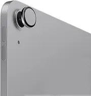 QJONSIU Camera Screen Protector Compatible with iPad 11th Generation 2025 (A16), [Pack of 2] Aluminium Alloy Ring, HD Camera Lens Protective Film, Anti-Scratch, Black