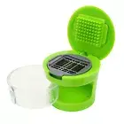 Plastic+Stainless Press Vegetable Garlic Onion Slicer Chopper Cutter Kitchen E