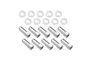 Street Pro Wheel Lug Nut Kit Chrome Cragar Weld SST Open End Mag Length 1.91 7/16 1.380 inch Shank Set of 10