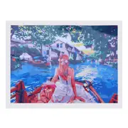 DIY Digital Acrylic Canvas Oil Paintings Frameless Travel Paint By Numbers Kits