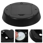 2 Pcs Clock Back Cover Replacement Part Wall Countdown Silver