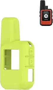 Case for Garmin inReach Mini 2 Lightweight and Compact Satellite Communicator, WUNIAK Soft Silicone Protective Portable Scratch Shock Resistant Shell Case for Garmin inReach Mini 2，Fluorescent Green