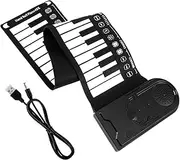 Totority Portable Electronic Piano 49 Keys Roll up Piano Keyboard for Piano Beginners Boys and Girls Foldable Piano