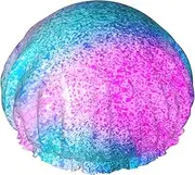 Glitter Sequin Spot Print Various Activities Shower Cap Reusable Soft And Lightweight Bath Hair Cap Long Hair