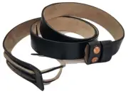 British Lee Enfield SMLE Leather Rifle Sling Black-Repro