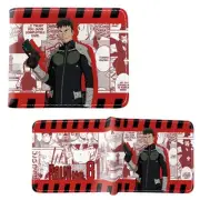 New Kafka Hibino Style A KAIJU NO. 8 BiFold Wallet Credit Card Billfold