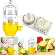 Eggs Mixing Maker Manual Blender Egg Stirring Golden Eggs Puller Utensils Shaker Multi-Cutter Household Slicer Kitchen Gadget/3178 (Color : A and B)