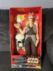 New Jar Jar Binks Huge 22" Wake Up System Star Wars Episode 1 Alarm Clock 1999