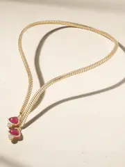 [Marina B] Marina B - 18-karat Gold, Rubellite And Diamond Necklace - One size One size Gold
