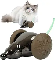 Robot Mouse Cat Toy | Rechargeable Remote Control Animal Toy - Brilliant Light Tail Smart Realistic Mouse Toy Relieve Boredom