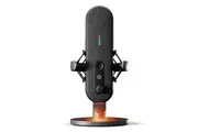 SteelSeries Alias USB Mic for PC 3x Bigger Capsule for Gaming, Streaming and Podcasting Sonar for Streamers Audio Software AI Noise Cancelling LED Mute Level Monitoring Shock Mount