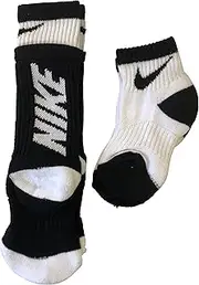 [Nike] Quarter & Crew 2 Pack Socks Little Boys Size 13C-3Y/6-7(Sock Size)