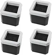 MAGICLULU Pcs Furniture Frame Lifts Heavy Duty Plastic Bed Risers Non-Slip Mats Protect Your Floors
