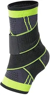 Ankle Braces, Adjustable Compression Ankle Support Men & Women, Strong Ankle Brace Sports Protection, Stabilise Ligaments-Eases Swelling and Sprained Ankle, One Size Fits all