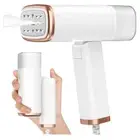 Portable Handheld Steam Garment Steamer Foldable: Effortless Wrinkle White NEW