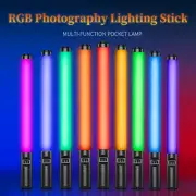 20W RGB Colorful LED Light Wand Handheld Photography Light Stick Bar With Remote