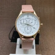 Citizen Eco-Drive FB1443-08A Silhouette Chronograph Pink Leather Ladies Watch