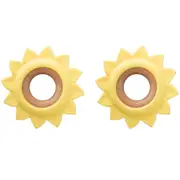 2x Koala Dream Silicone Kids/Childrens Soothing Teether Sunny Cloud Yellow 4M+