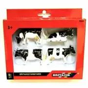Britains 132 Friesian Cattle Farm Playset, Collectable Farmyard Animal Toys for