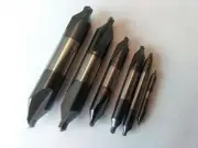 6pcs solid carbide 60° center drills Tialn coated #1,#2,#3,#4,#5,#6, 530-CTN