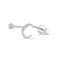 在飛比找Yahoo奇摩購物中心優惠-SOPHIA 蘇菲亞珠寶 - 諾瑪 18K金 鑽石耳環