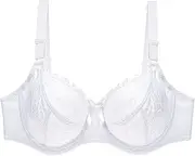 [Generic] Wireless Bras for Ladies Underwired 36C White Strapless Women T Shirt Multi Pack Sports Non Wired Full Support Backless Bra Push Up Womens Lace Bralettes Plus Size Front Fastening