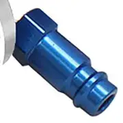 Mastercool 84274 1/4 fl-f x 17mm-m R1234yf Adapter with Valve Core