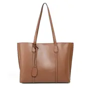 Pu Leather Handbag Fashion Designer Casual Tote Bag Large Capacity Shoulder Bag Simple Shopping Crossbody Bags
