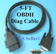 OBD2 OBDII Cable Compatible with Autel MaxiScan MS509 Scanner Code Scan Reader