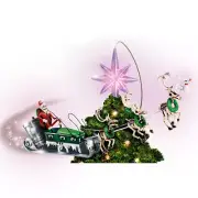 Bradford Exchange The Nightmare Before Christmas Tree Topper Jack & Zero