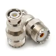 SO239 PL-259 UHF Female Plug To BNC Male Socket RF Coaxial Adapter Connector