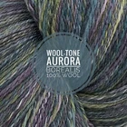 Wool-Tone, Aurora Borealis, 100% Wool, Hand-spun, Fingering-weight, 2 Oz Skein
