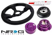 NRG 320mm Pilota Leather BK IN steering wheel 120H Hub Gen2.5 PP Release Lock PP
