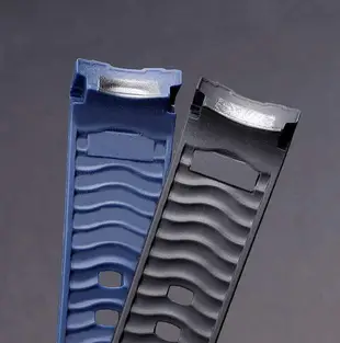 陌黛爾歐米茄新海馬300橡膠表帶 原裝款式海馬膠帶 20mm 手表配件-優妮好貨 錶帶