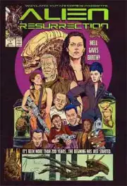 Alien Resurrection Dark Comic Book Cover Movie Giclee Print 13x19 Tin Clinard
