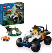 LEGO City Jungle Explorer ATV Red Panda Mission Car Toy, Fun Summer Toy For Kids