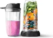[NutriBullet] Deluxe Upgrade Kit, Dark Grey, accessories, cup, blade, 700ml + 500ml cups, flip top lid, and easy twist extractor blade, suits Pro V2 1000w and 1200w variants (BDM-0407CDB)