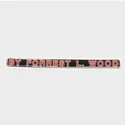 Ranger Boat Raised Decal 7604606 | Forrest L Wood 5 x 1/2 Inch