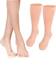 [OSOLADY] Protective Socks for Foot Care Moisturizing Long Socks Skin-friendly Care Socks Foot Care Supplies