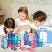 Bopeep Magnetic Tiles Blocks Frozen Toys Building Play for Kids STEM 120PCS