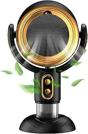 Smoke Fan for Smoking Indoors, Smoking Purifier Smoke Fan, Range Hood, Washable Filter for Indoor Barbecue, Hot Pot (Gold)
