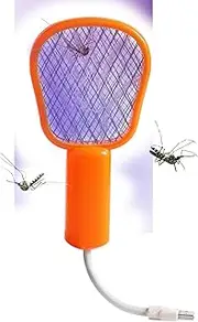 Fly Swatter - USB Small Powerful Electric Fly Zapper | Control Traps for Hotel Garden Patio Restaurant Balcony Travel Camping Home