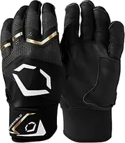 EvoShield Adult Carbyne Batting Gloves - Black, X-Large