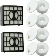 4 Foams 2 HEPA Filters for Shark Rotator NV680 NV682 NV800 Vacuum XHF680 NV681