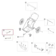 Thule Strap Retaining Wrist Band Short for Chariot Sports Cross 2