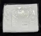 Hudson Park Italian Cal King White Fitted Sheet Linens Cotton Percale New