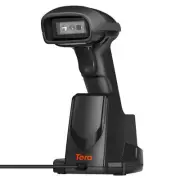 Wireless 1D 2D QR Barcode Scanner with USB Charging Base Handheld Bar Code Re...